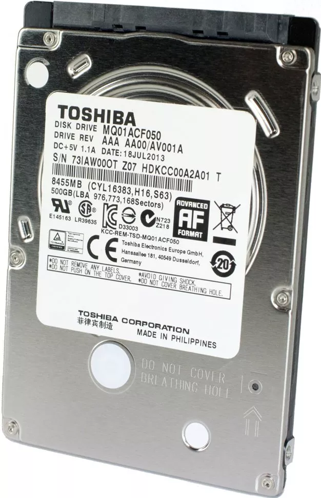 Жесткий диск Toshiba MQ01ACF050 500 Gb фото
