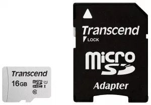 Карта памяти Transcend 300S microSDHC 16Gb (TS16GUSD300S-A) фото