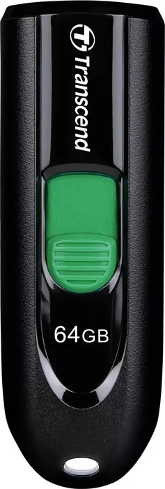 USB Flash Transcend JetFlash 790C 64GB (черный/зеленый) фото