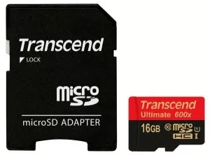 Карта памяти Transcend Ultimate 600x microSDHC 16Gb (TS16GUSDHC10U1) фото