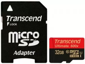 Карта памяти Transcend Ultimate 600x microSDHC 32Gb (TS32GUSDHC10U1) фото