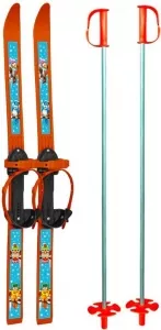 Лыжи беговые Цикл Вираж-Спорт с палками 100/100 см фото