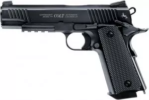 Пневматический пистолет Umarex Colt M45 CQBP Black фото