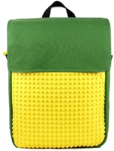Городской рюкзак Upixel Canvas Top Lid Pixel WY-A005 (зеленый/желтый) фото