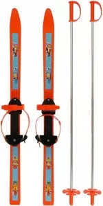 Лыжи Тяни-Толкай Вираж-спорт с палками orange фото
