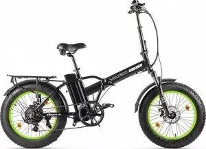 Электровелосипед Volteco Cyber 2020 (черный/салатовый) фото