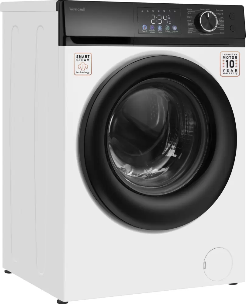 Стиральная машина Weissgauff WM 45127 Inverter Steam Color Touch фото 2