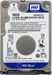 Жесткий диск HDD Western Digital Blue 500Gb WD5000LPZX фото