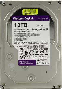 Жесткий диск HDD Western Digital Purple 10Tb WD102PURX фото