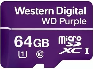 Карта памяти Western Digital Purple microSDXC 64Gb (WDD064G1P0A) фото