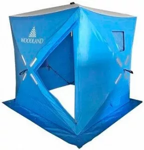 Зимняя палатка куб Woodland Ice Fish 2 (синий) фото