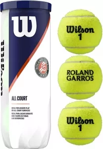 Мячи теннисные Wilson Roland Garros All Court WRT126400 (3 шт) фото