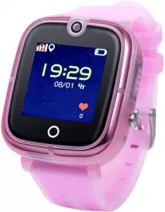 Детские умные часы Wonlex KT07 (розовый) фото