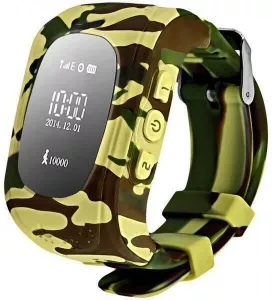 Детские умные часы Wonlex Q50 Military (коричневый) фото