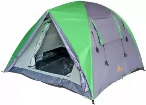 Треккинговая палатка Woodland Solar Tour 4 Alu (серый/зеленый) фото