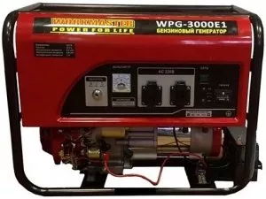 Бензиновый генератор WorkMaster WPG-3000E1 фото