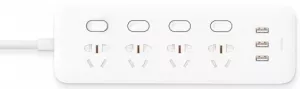Сетевой фильтр Xiaomi Mi Power Strip 3 (3 USB) White фото