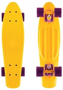 Пенниборд Y-Scoo Big Fishskateboard 27 402-Y Yellow-Dark Purple icon