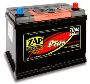 Аккумулятор ZAP Plus JL+ (70Ah) фото