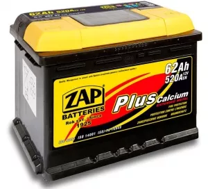 Аккумулятор ZAP Plus R+ (62Ah) фото