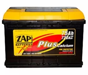 Аккумулятор ZAP Plus R+ (75Ah) фото