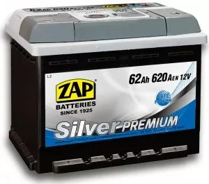 Аккумулятор ZAP Silver Premium L+ (62Ah) фото