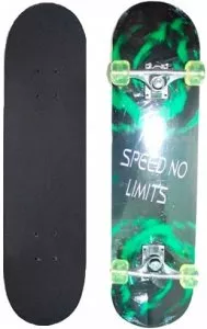 Скейтборд ZEZ 3018PU-1 Black/Green фото