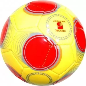 Мяч футбольный ZEZ 877 Yellow/Red фото