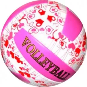 Мяч волейбольный ZEZ BA9 White/Pink/Red фото