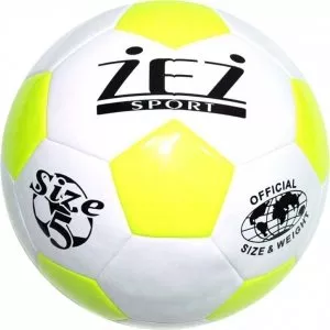 Мяч футбольный ZEZ K093 White/Yellow фото