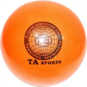 Мяч для художественной гимнастики ZEZ T12 Orange фото