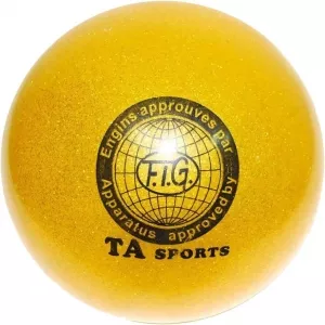 Мяч для художественной гимнастики ZEZ T12 Yellow фото