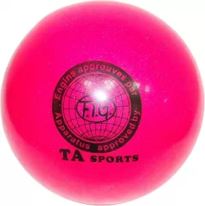 Мяч для художественной гимнастики ZEZ T9 Pink фото