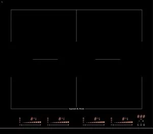 Индукционная варочная панель Zigmund &#38; Shtain CIS 444.60 BK фото