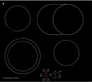 Электрическая варочная панель Zigmund &#38; Shtain CNS 019.60 BX фото