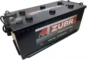 Аккумулятор Zubr Professional bolt (190Ah) фото