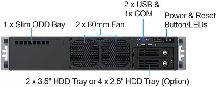 Корпус Ablecom CS-R27S-05P фото 2