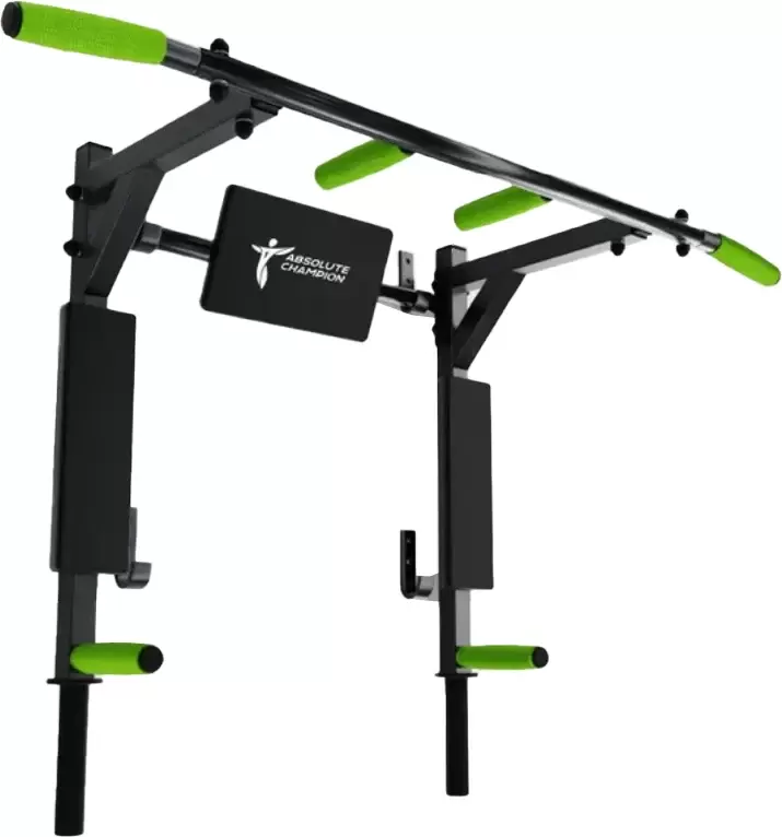 Absolute Champion Атлант с узким хватом АЧ 11908 (черный/салатовые ручки)