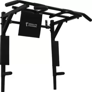 Турник с брусьями Absolute Champion Центрл спорт 3 в 1 (черный) фото
