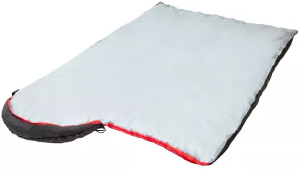 Спальный мешок Acamper Hygge 2x200г/м2 (левая молния, красный/черный) фото