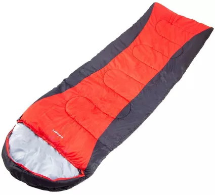 Спальный мешок Acamper Hygge 2x200г/м2 (левая молния, красный/черный) фото