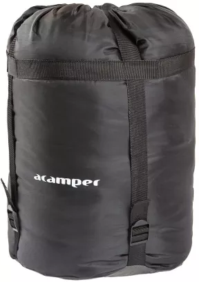Спальный мешок Acamper Hygge 2x200г/м2 (левая молния, красный/черный) фото