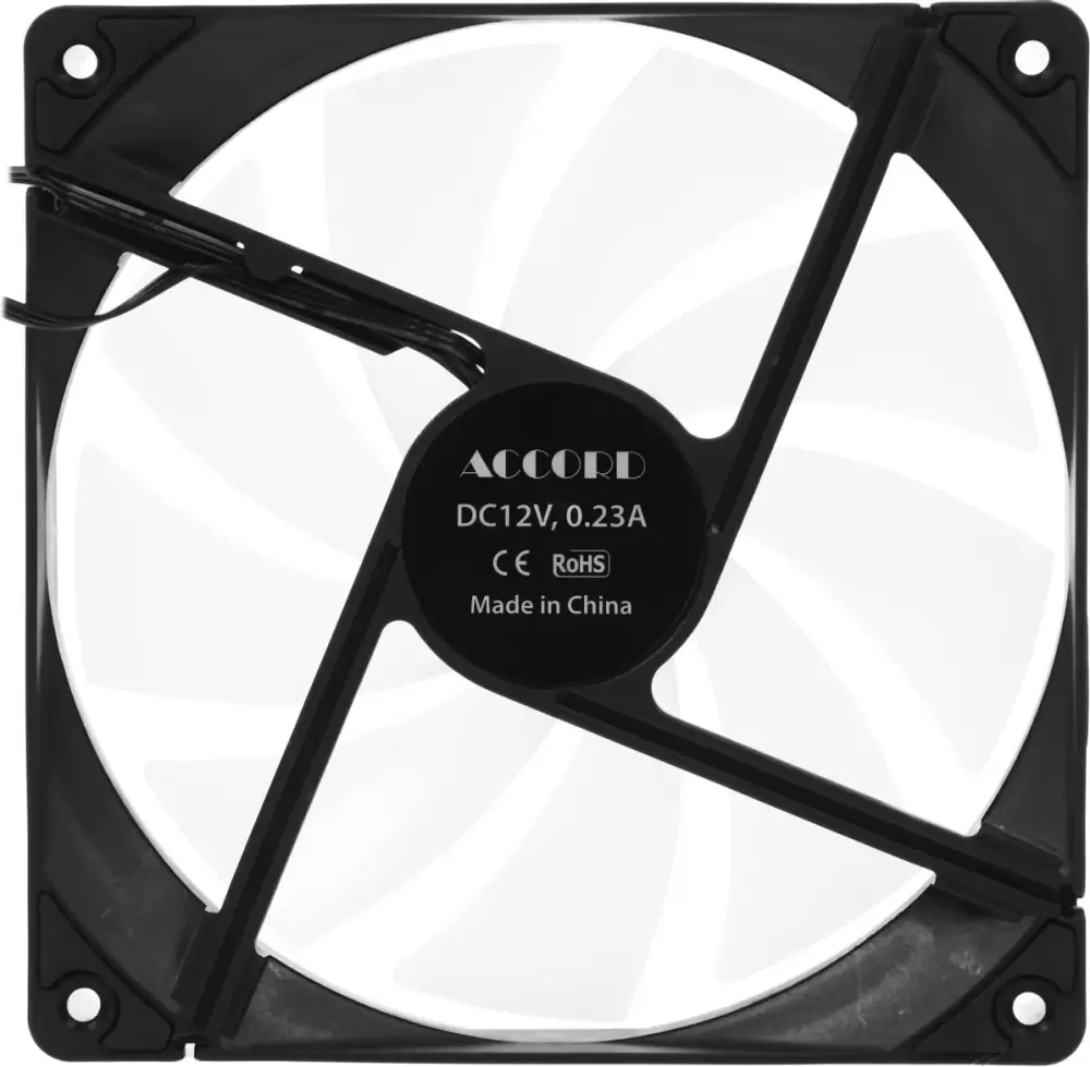 Вентилятор для корпуса Accord ACC-C14 ARGB (черный) фото