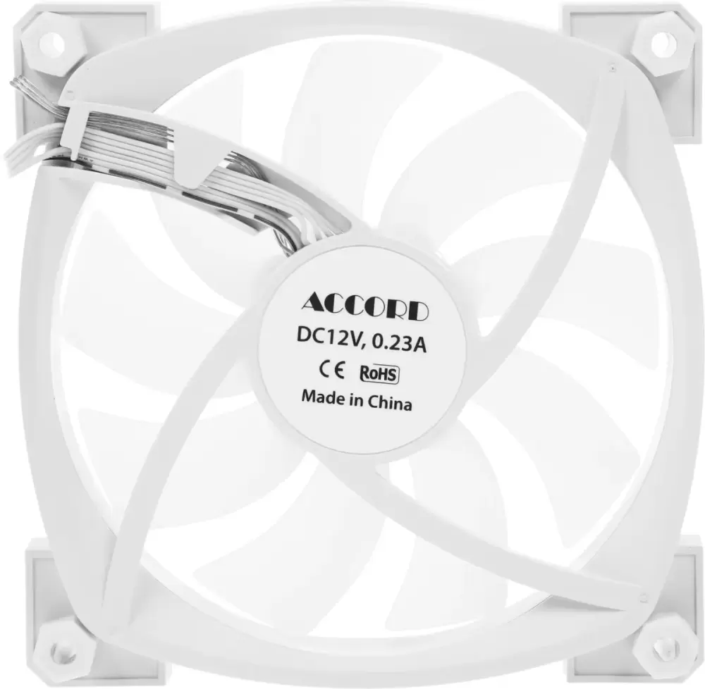 Вентилятор для корпуса Accord ACC-U12 ARGB (белый) фото