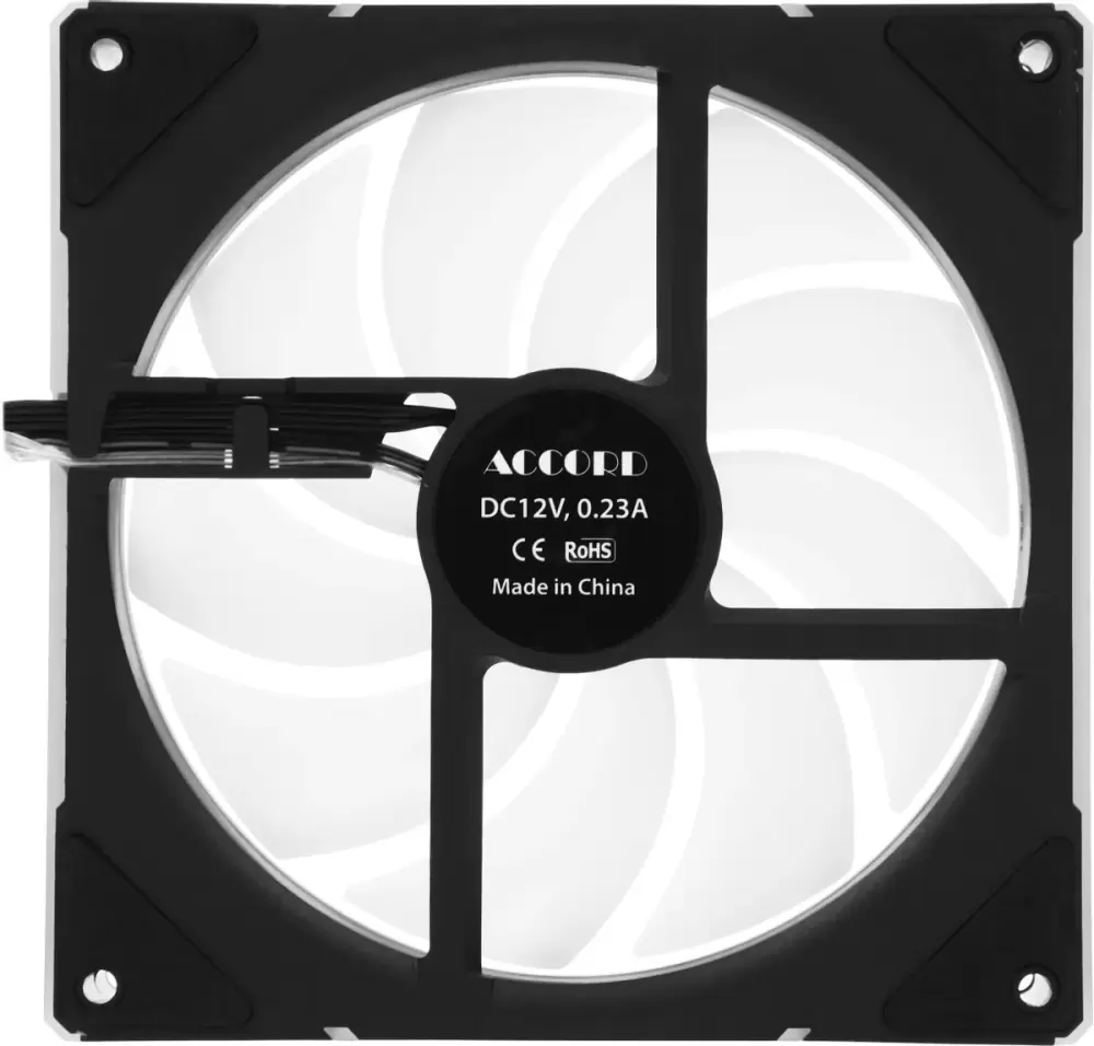 Вентилятор для корпуса Accord ACC-YF14 ARGB (черный) фото
