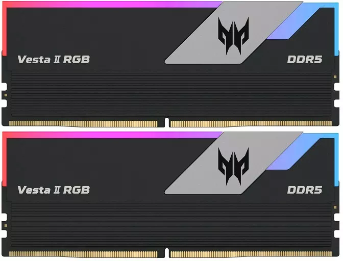 Оперативная память Acer Predator Vesta II RGB 2x16ГБ DDR5 6600 МГц BL.9BWWR.368 фото