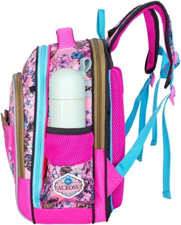 Школьный рюкзак Across ACS5-4 синий/розовый фото 2