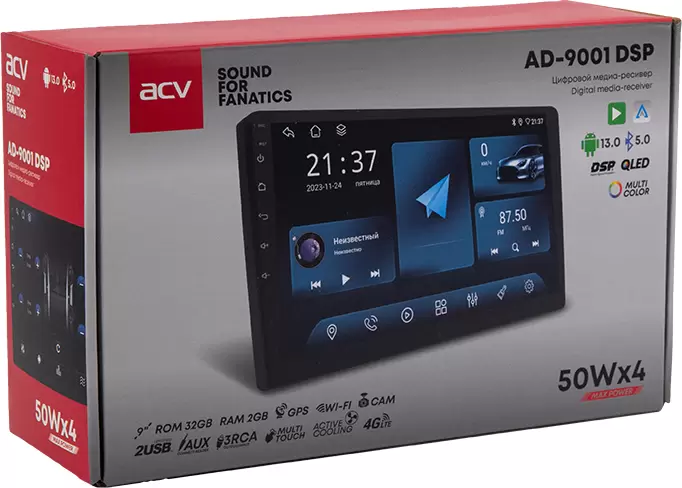 Автомагнитола ACV AD-9001 DSP фото