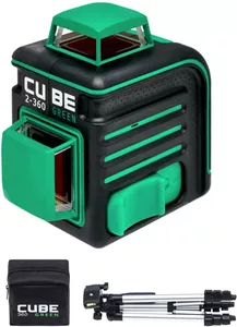 Лазерный нивелир ADA Cube 2-360 Green Professional Edition фото