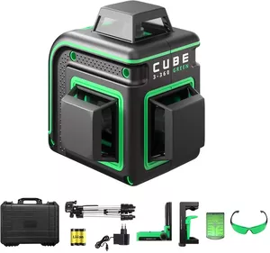 Лазерный нивелир ADA Cube 3-360 Green Ultimate Edition фото